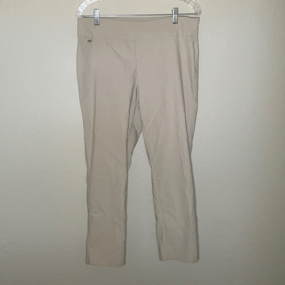 Counterparts Women's Beige Dress Business Stretchy Pull On Pants Size 10P